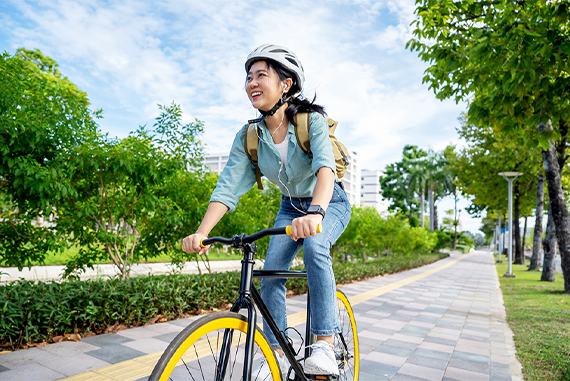 biking to work