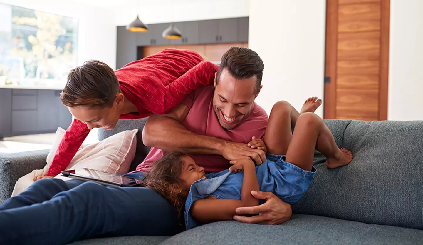 parent with children