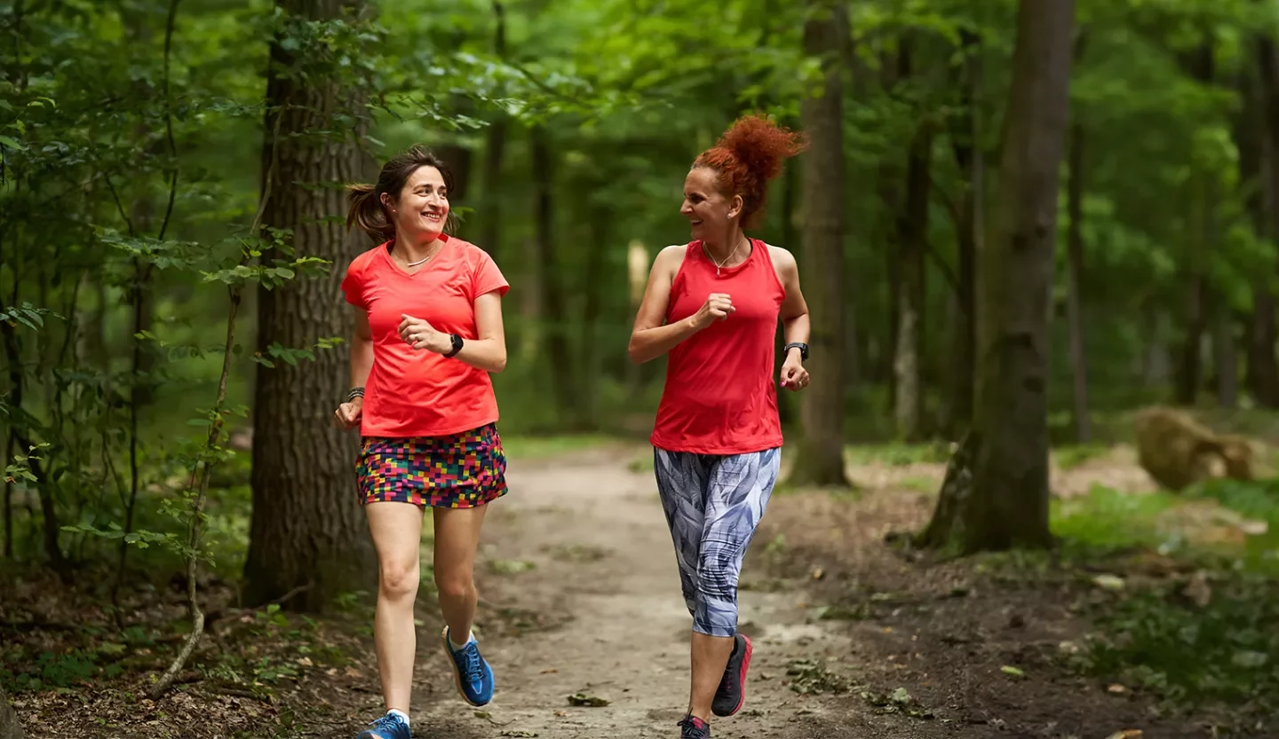 couple running