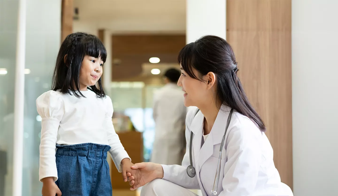 child and doctor